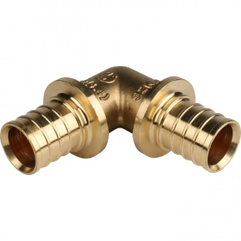 Угольник  90° 20 для труб из сшитого полиэтилена аксиальный STOUT