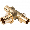 Тройник переходной 16x20x16 для труб из сшитого полиэтилена аксиальный STOUT по цене 455 руб.