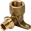 Угольник настенный с креплением 25xRp 3/4" для труб из сшитого полиэтилена аксиальный STOUT  по цене 913 руб.