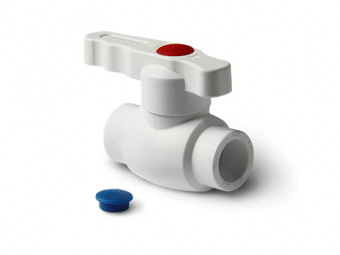 Кран пластиковый шаровый  Ø32 Pro Aqua